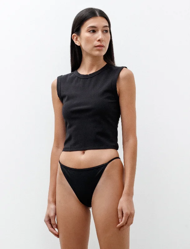 Shell Top Bonded Jersey Black