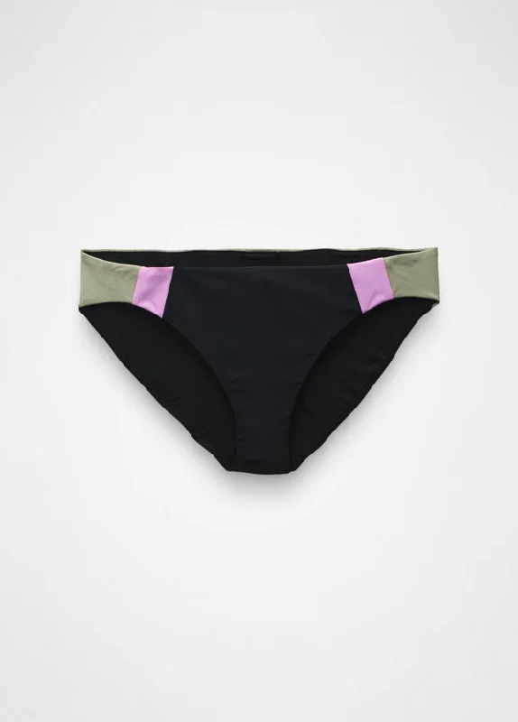 Women's Tulum Swim Bottom - Black Color Block