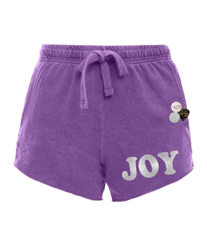 Short shorter purple ""JOY SS24""