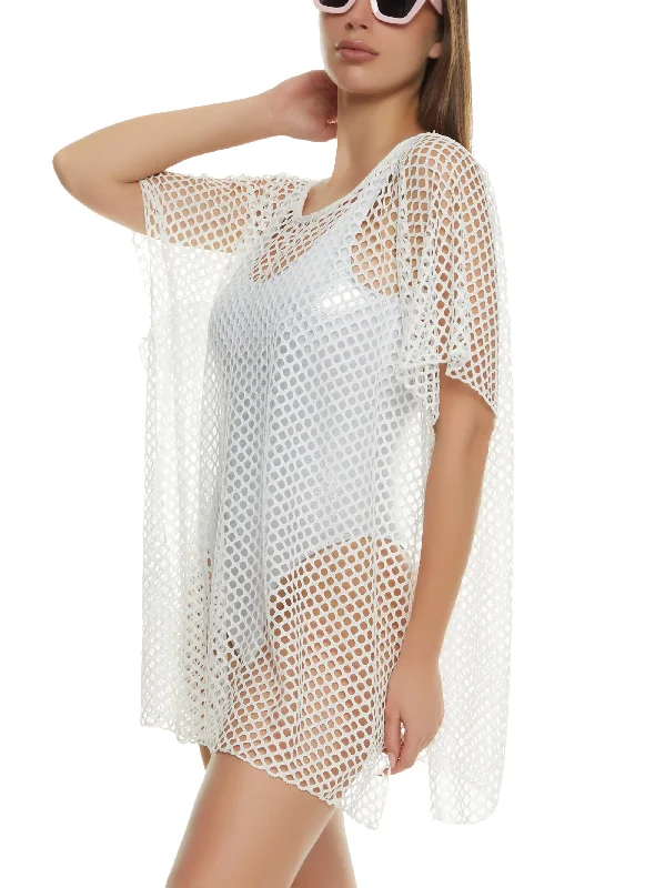 Fishnet Swim Cover Up