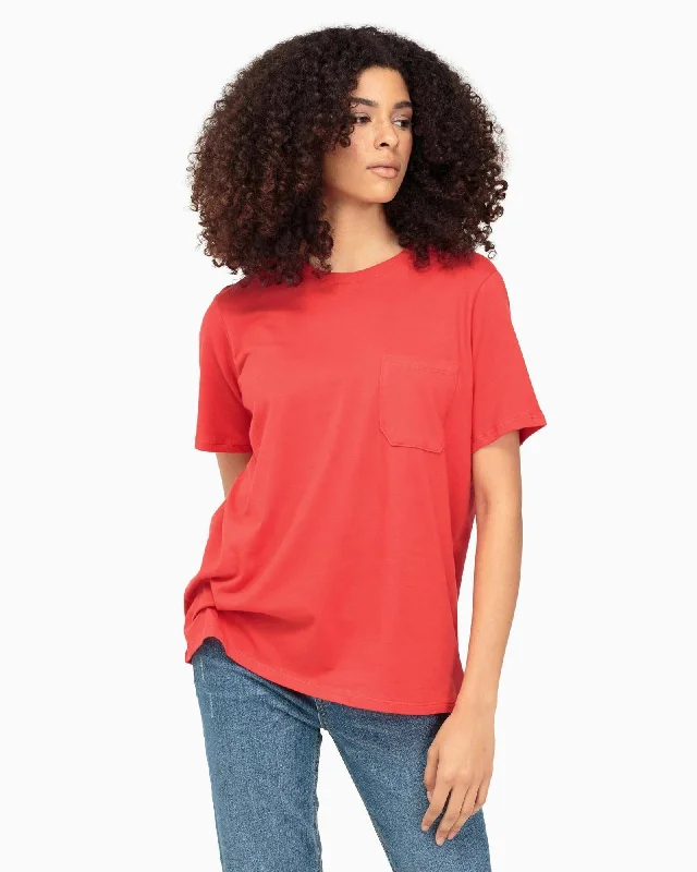 Crew Pocket Tee (Red)