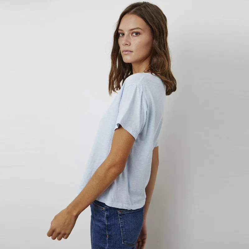 Elva V Neck Tee (Ice)