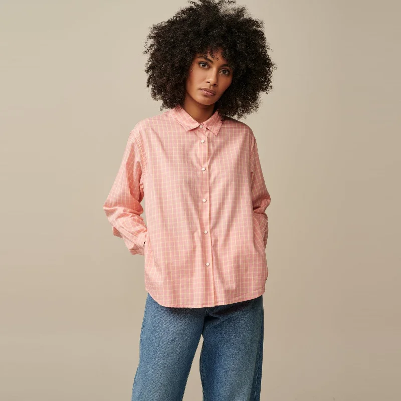 Garry Shirt (Pink Checkers)