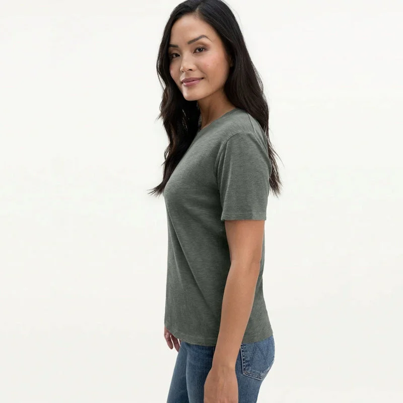 Glint Washed Crew Tee (Olive Brown)