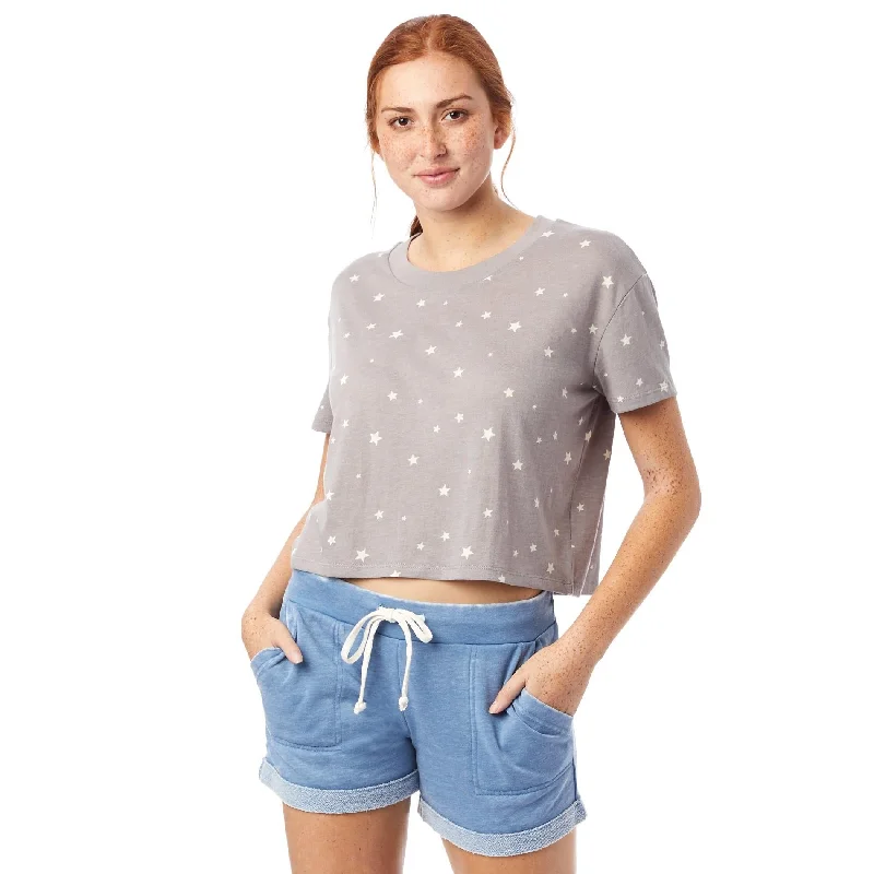 Headliner Vintage Crop Tee (Grey)