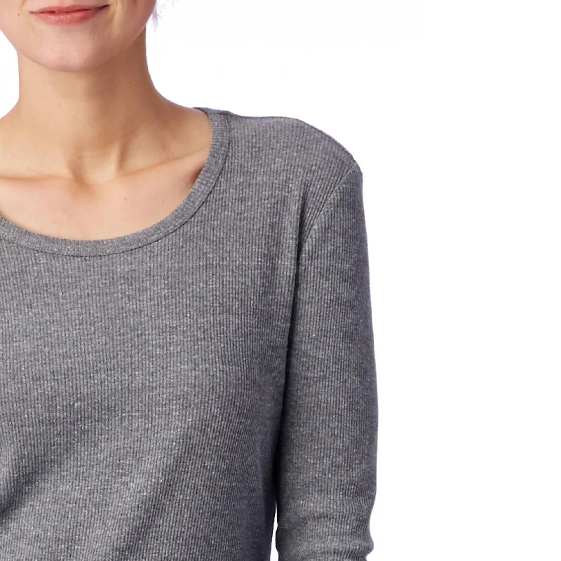 Keepsake Eco-Rib Long Sleeve (Grey)