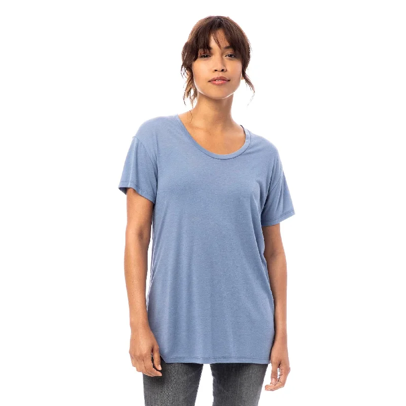 Kimber Slinky Jersey T-Shirt (Stonewash Blue)