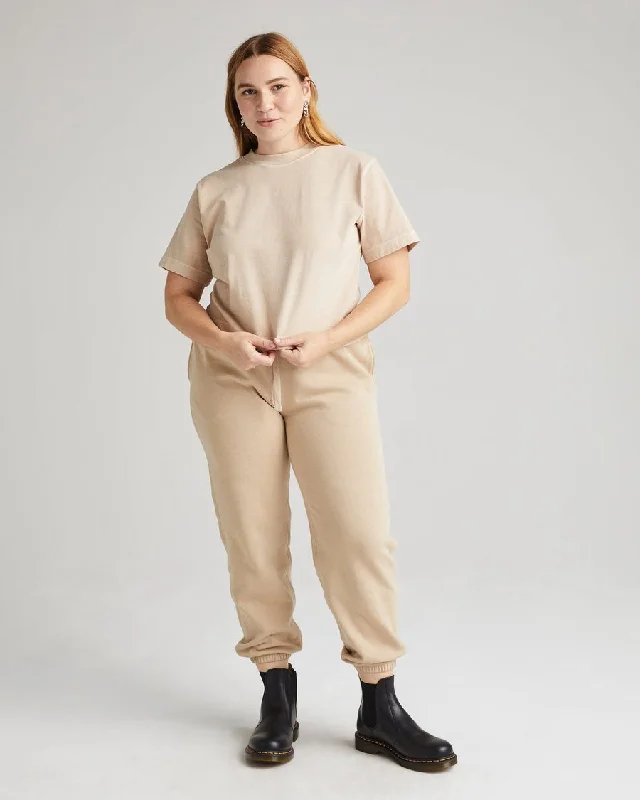 Relaxed Crop Tee (Sandstorm)