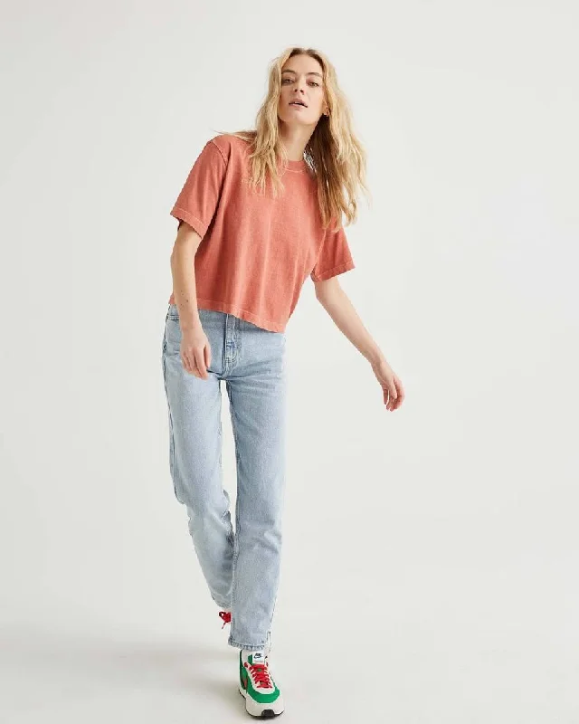 Relaxed Crop Tee (Summer Cinnamon)