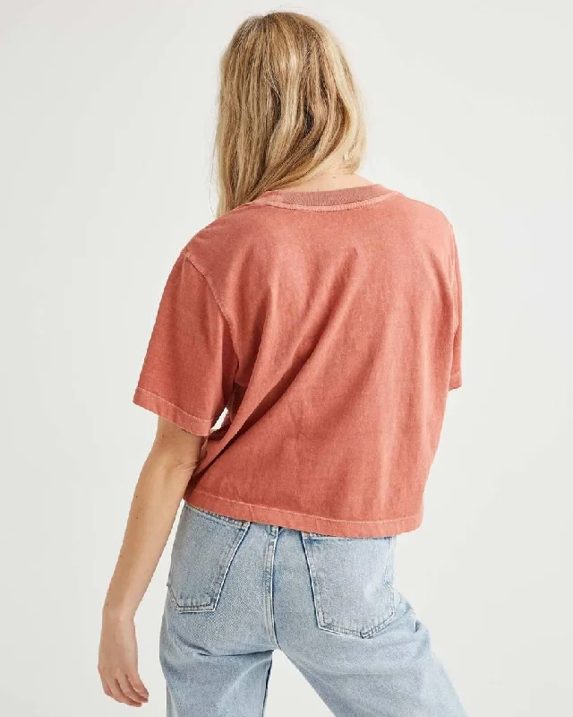 Relaxed Crop Tee (Summer Cinnamon)