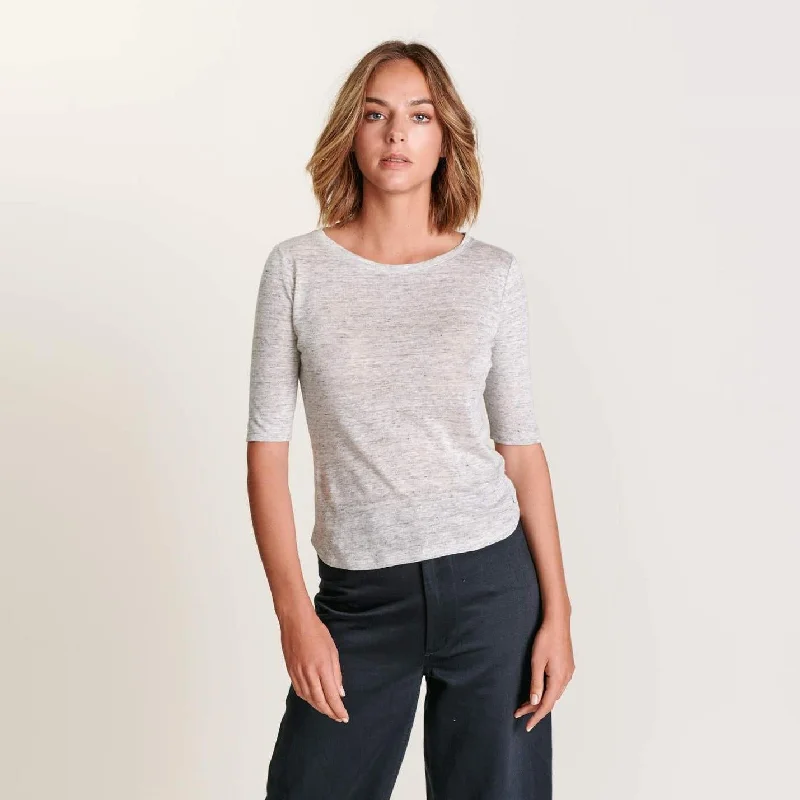 Seas Linen T-Shirt (Heather Grey)