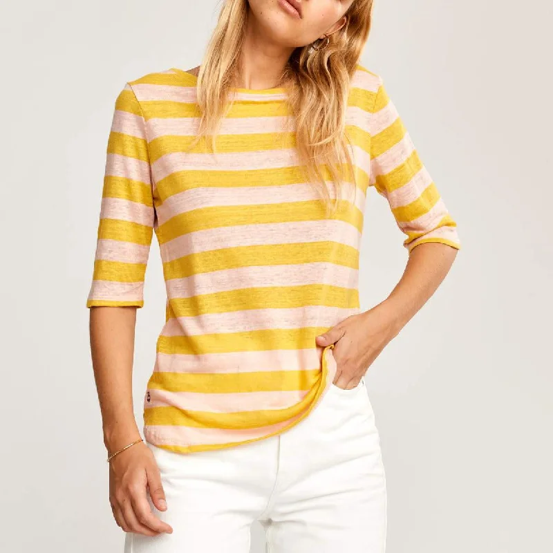 Seas T-Shirt (Yellow Stripe)