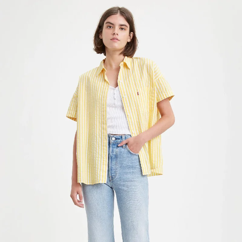 Short Sleeve Alexandra Shirt (Amaya Stripe)