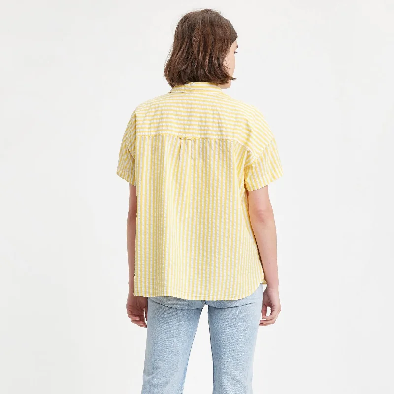 Short Sleeve Alexandra Shirt (Amaya Stripe)