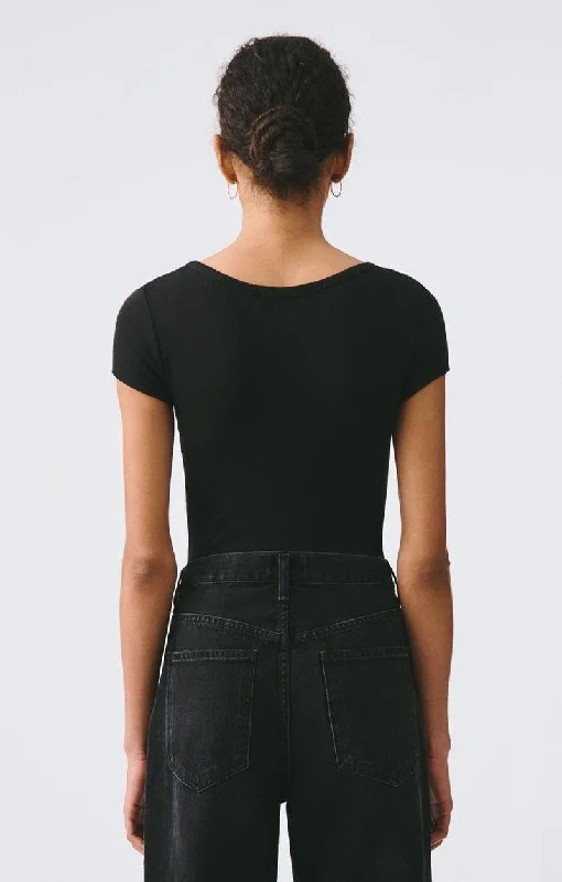 SS Rib Bodysuit (Black)