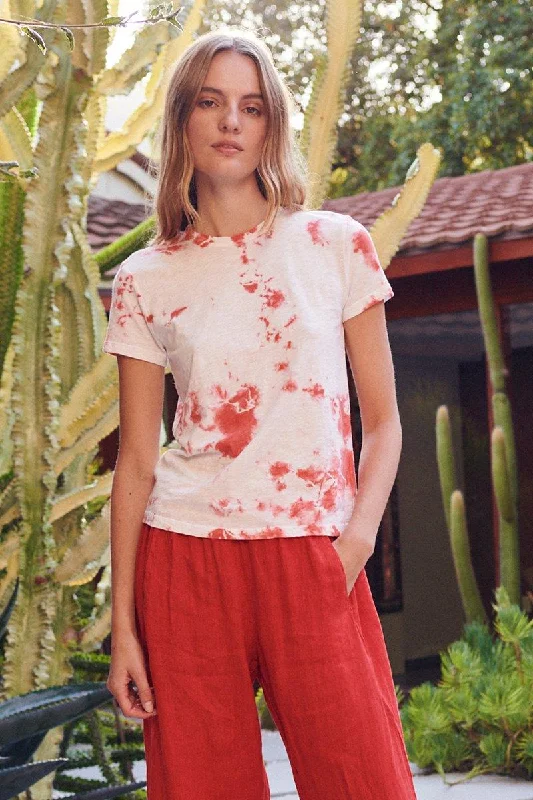 Tonia Tie Dye Tee (Coral)