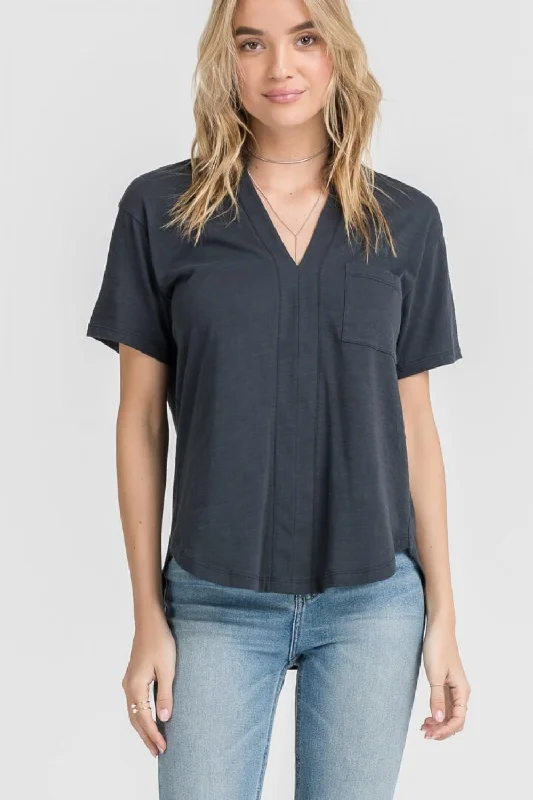 V-Neck Pocket Tee