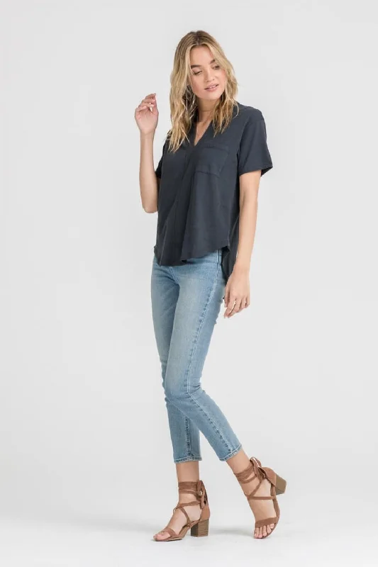 V-Neck Pocket Tee