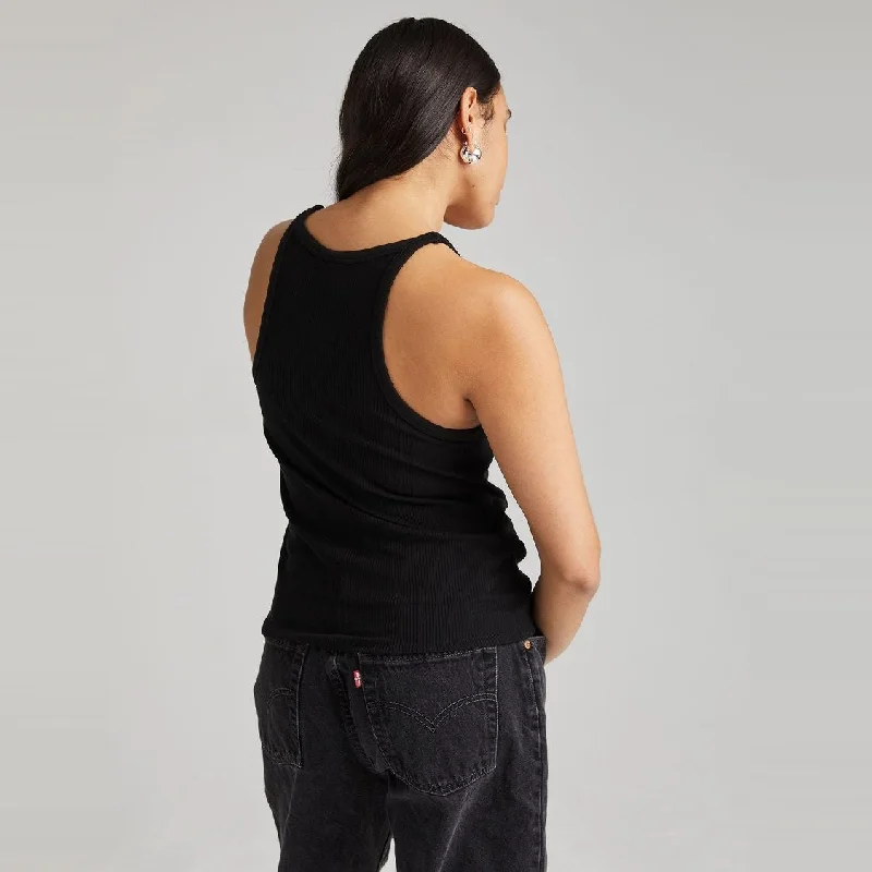 Vintage Rib Tank (Black)