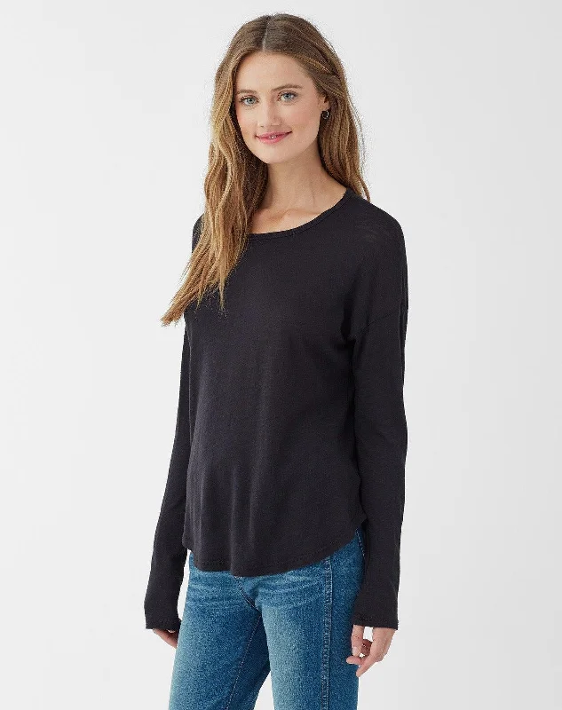 Zander Long Sleeve Easy Crew (Black)