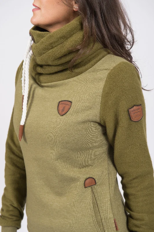 Artemis Reverse Olive Hoodie