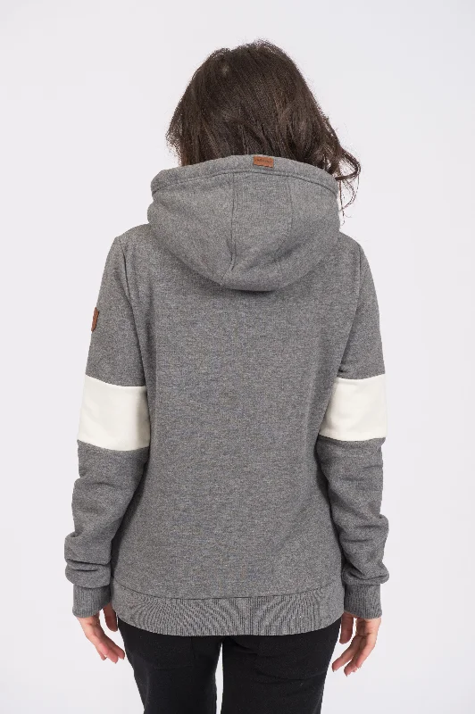 Delia Dark Heather Grey Hoodie