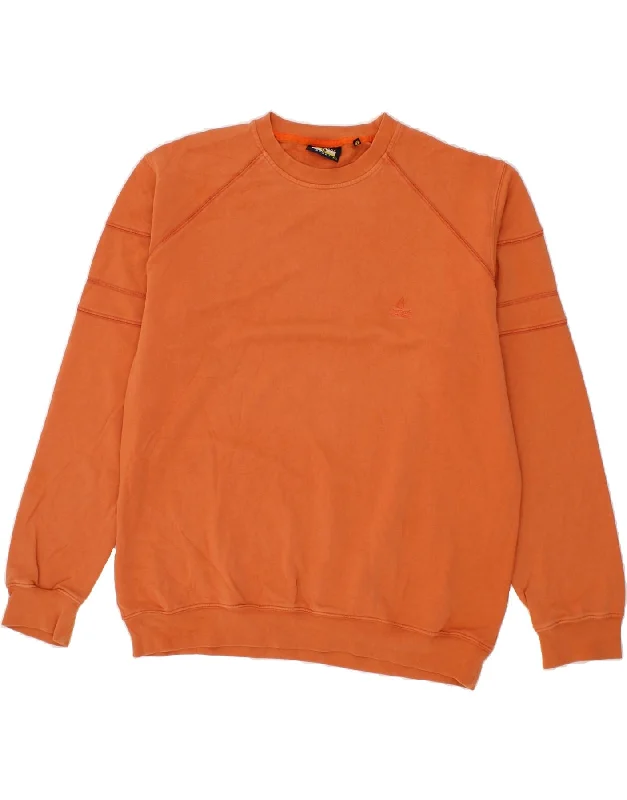 NAVIGARE Mens Sweatshirt Jumper 2XL Orange Cotton