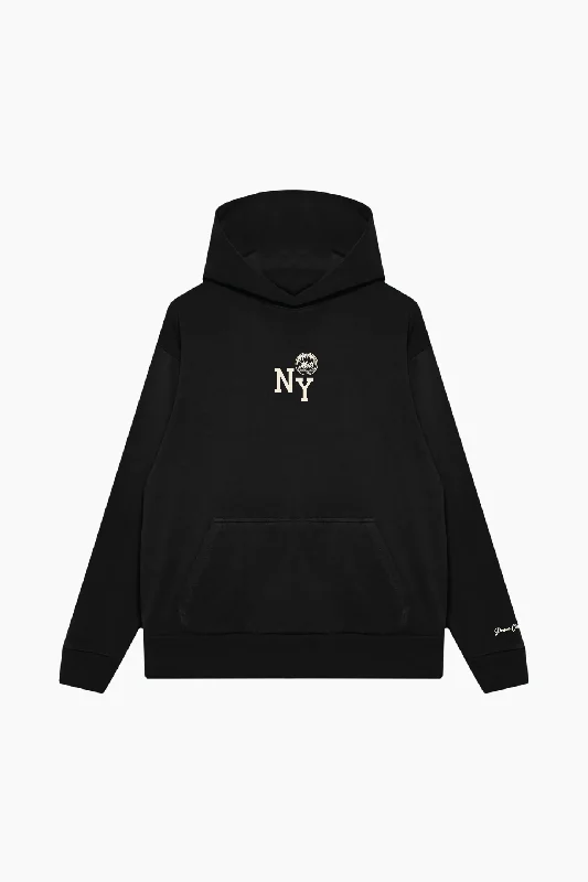 New York Mets Heavyweight Hoodie - Black