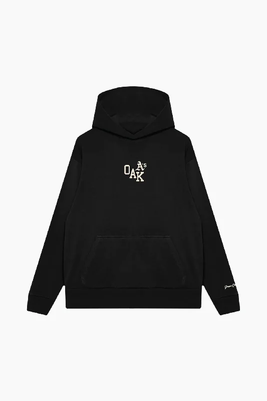 Oakland Athletics Heavyweight Hoodie - Black