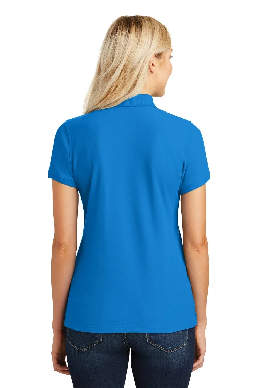 Port Authority Womens Core Classic Short Sleeve Polo Shirt - Coastal Blue