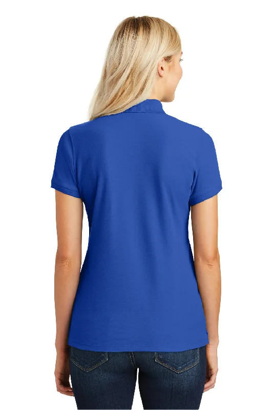 Port Authority Womens Core Classic Short Sleeve Polo Shirt - True Royal Blue