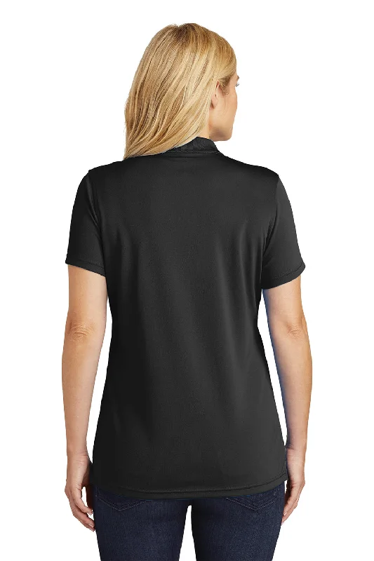 Port Authority Womens Dry Zone Moisture Wicking Short Sleeve Polo Shirt - Deep Black