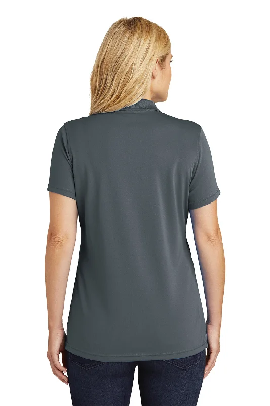 Port Authority Womens Dry Zone Moisture Wicking Short Sleeve Polo Shirt - Graphite Grey