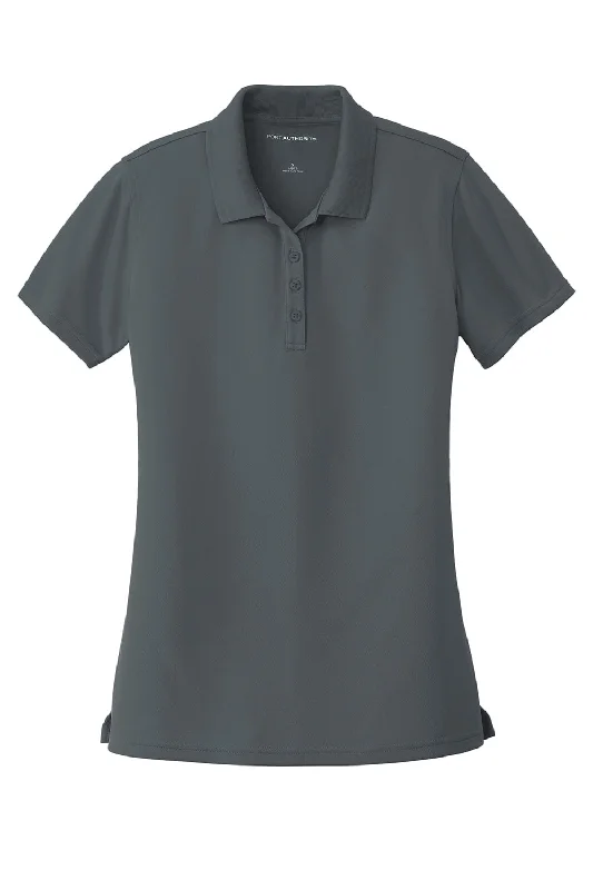 Port Authority Womens Dry Zone Moisture Wicking Short Sleeve Polo Shirt - Graphite Grey