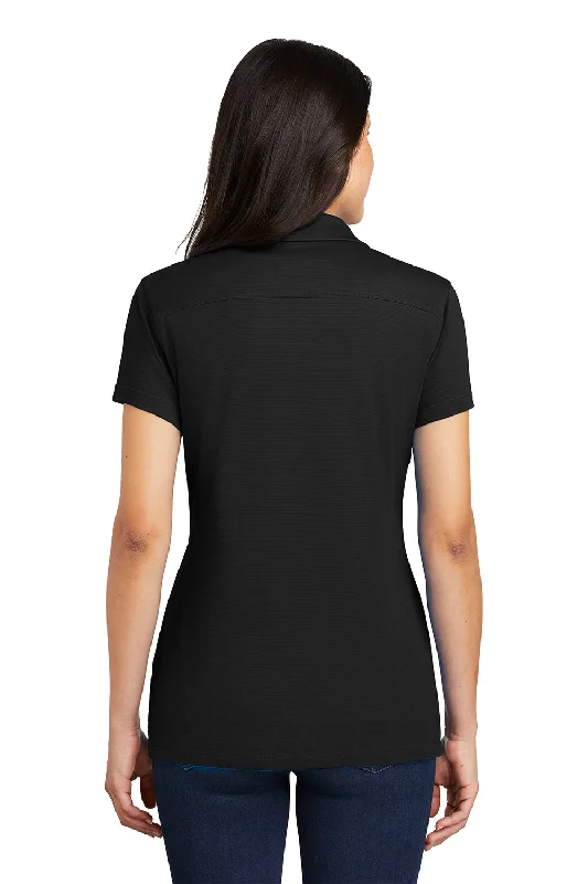 Port Authority Womens Rapid Dry Moisture Wicking Short Sleeve Polo Shirt - Black