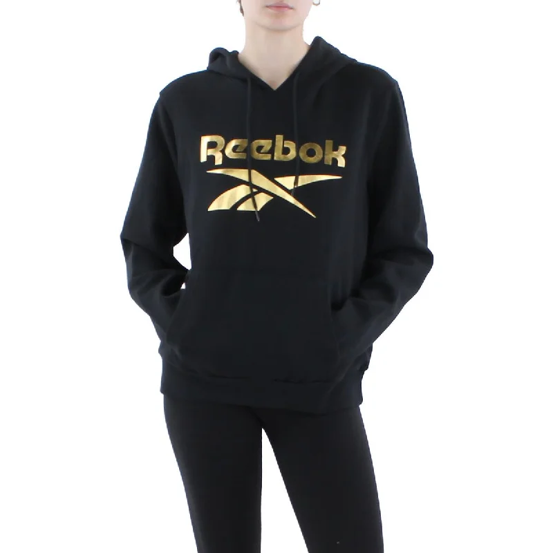 Reebok Womens Logo Cotton Hoodie