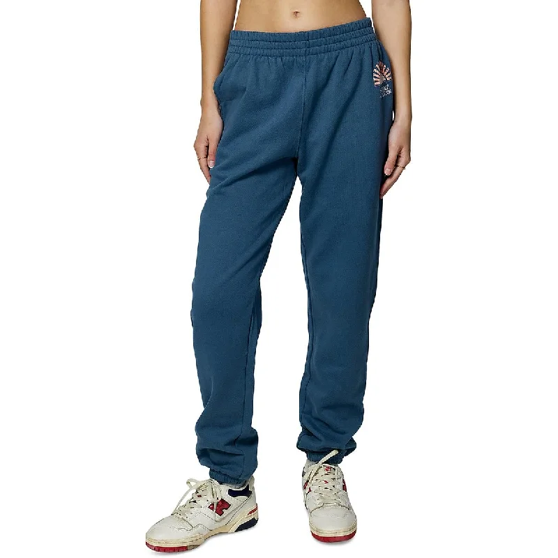 Spiritual Gangster Womens Printed Elastic Waist Jogger Pants