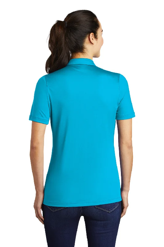 Sport-Tek Womens Moisture Wicking Short Sleeve Polo Shirt - Sapphire Blue