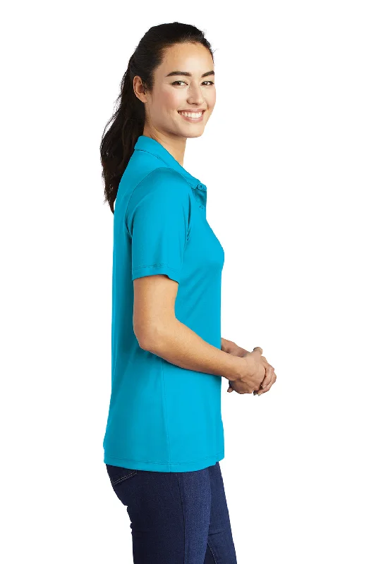 Sport-Tek Womens Moisture Wicking Short Sleeve Polo Shirt - Sapphire Blue