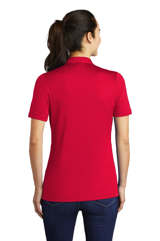 Sport-Tek Womens Moisture Wicking Short Sleeve Polo Shirt - True Red