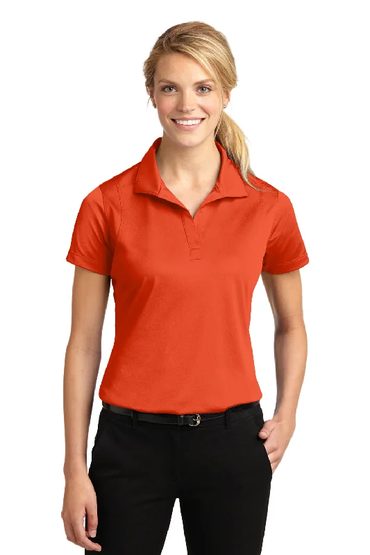 Sport-Tek Womens Sport-Wick Moisture Wicking Short Sleeve Polo Shirt - Deep Orange