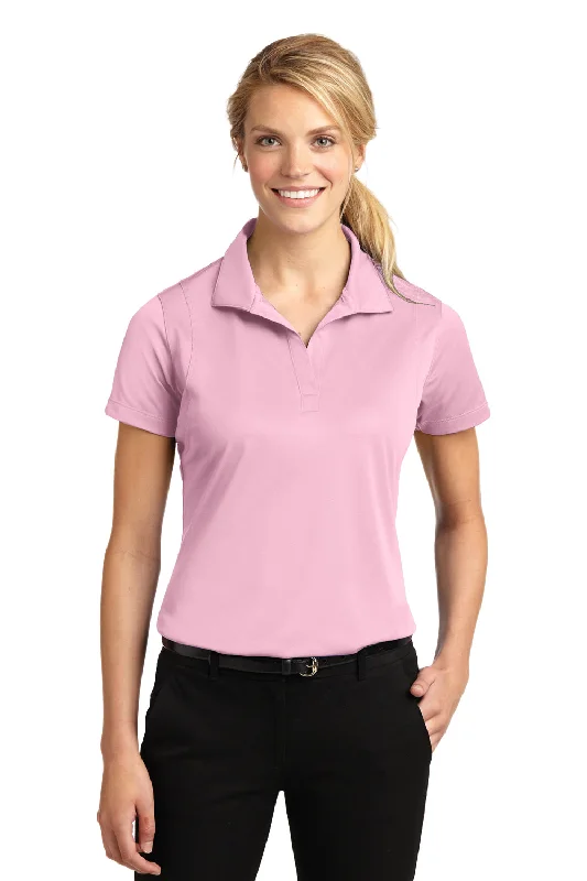 Sport-Tek Womens Sport-Wick Moisture Wicking Short Sleeve Polo Shirt - Light Pink