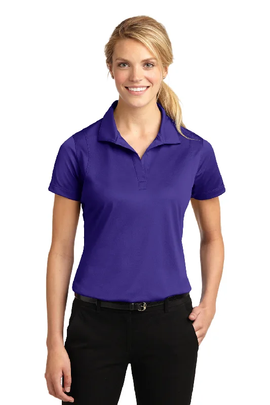 Sport-Tek Womens Sport-Wick Moisture Wicking Short Sleeve Polo Shirt - Purple