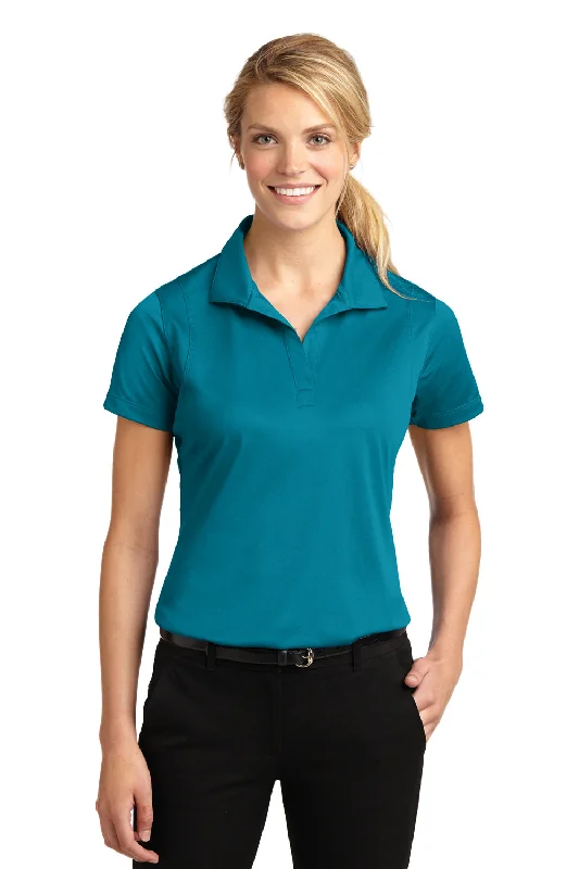 Sport-Tek Womens Sport-Wick Moisture Wicking Short Sleeve Polo Shirt - Tropic Blue