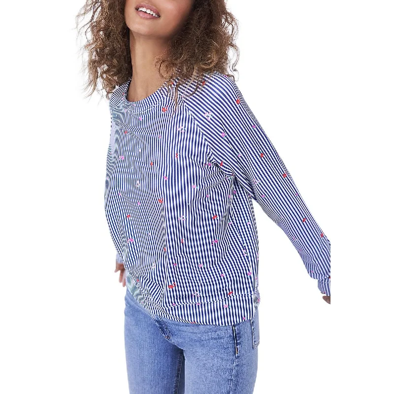 Stripe & Stare Womens Striped Modal Sweatshirt