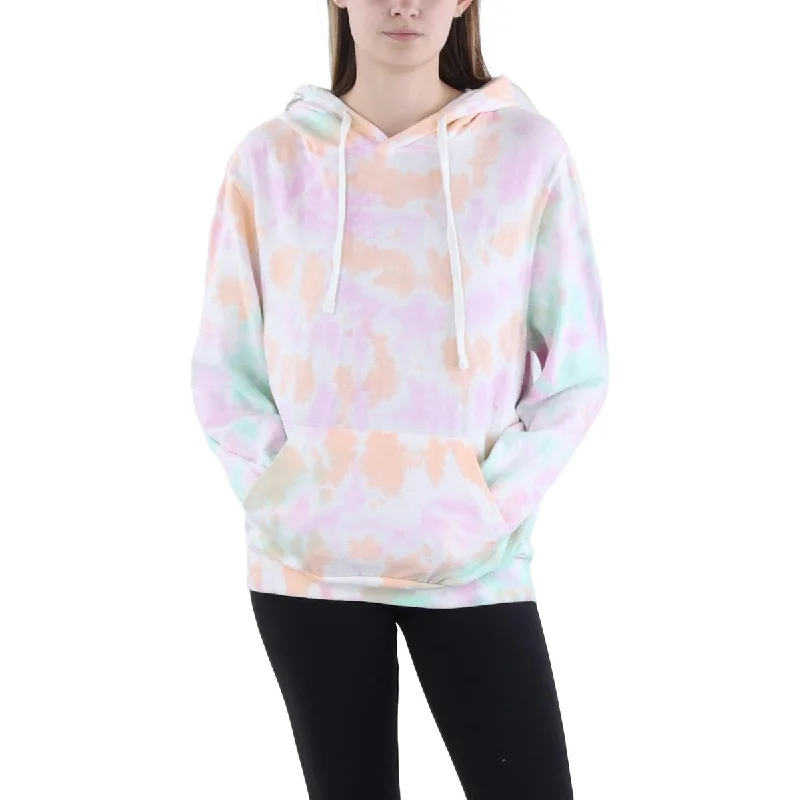 Surf & Swim Co Womens Tie Dye Long Sleeve Hooded Sweatshirt