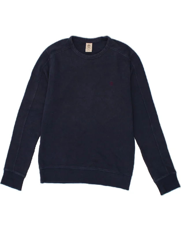 TIMBERLAND Mens Regular Fit Sweatshirt Jumper Medium Navy Blue