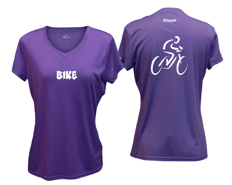 Women's Reflective Short Sleeve Shirt - Bike